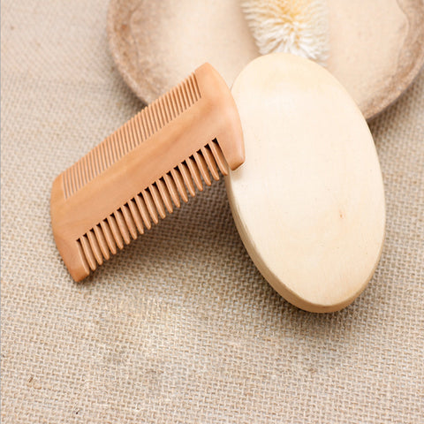 Soft Boar Bristle Wood Beard Brush
